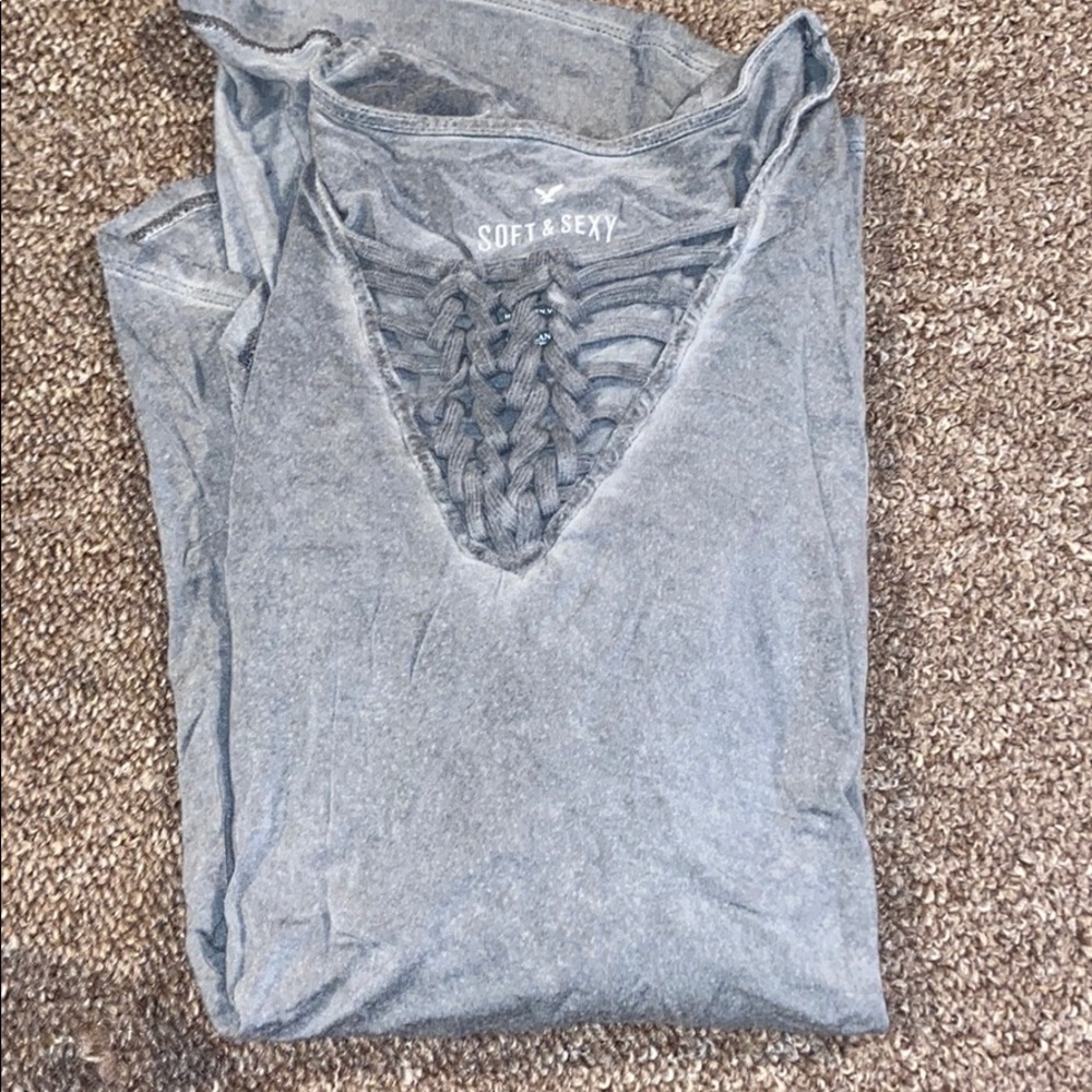 Long sleeve American eagle shirt